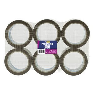 Nastro adesivo da imballo SYROM formato 50 mm x 66 m - materiale ppl avana conf. 6 pezzi - 3596 Foto prodotto